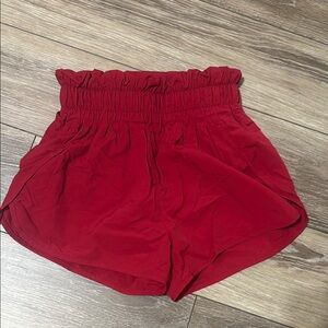 Stylish Red Women's Shorts